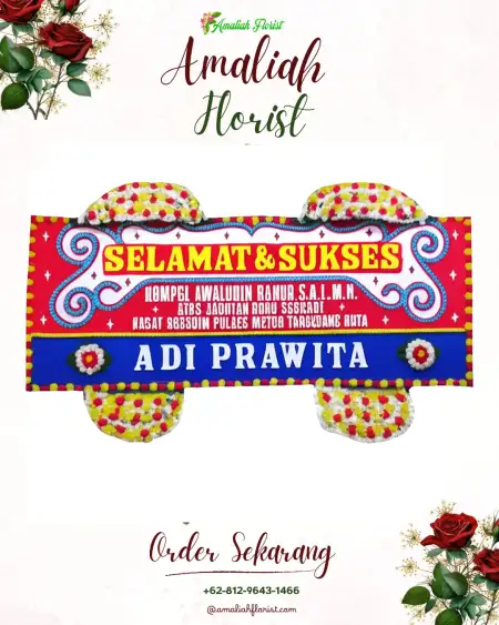 Papan Bunga Ucapan Selamat Cipining